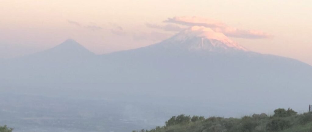 Iconic Mount Ararat symbolizing the story behind Smart Gadgetly's vision and cultural foundation