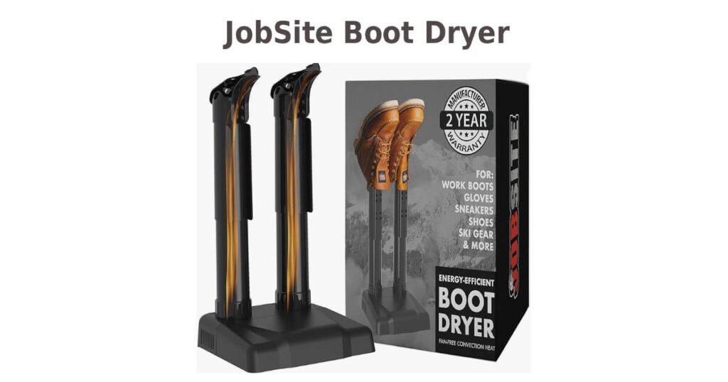 jobsite-boot-dryer1 JobSite heavy duty boot dryer for work and hunting boots.