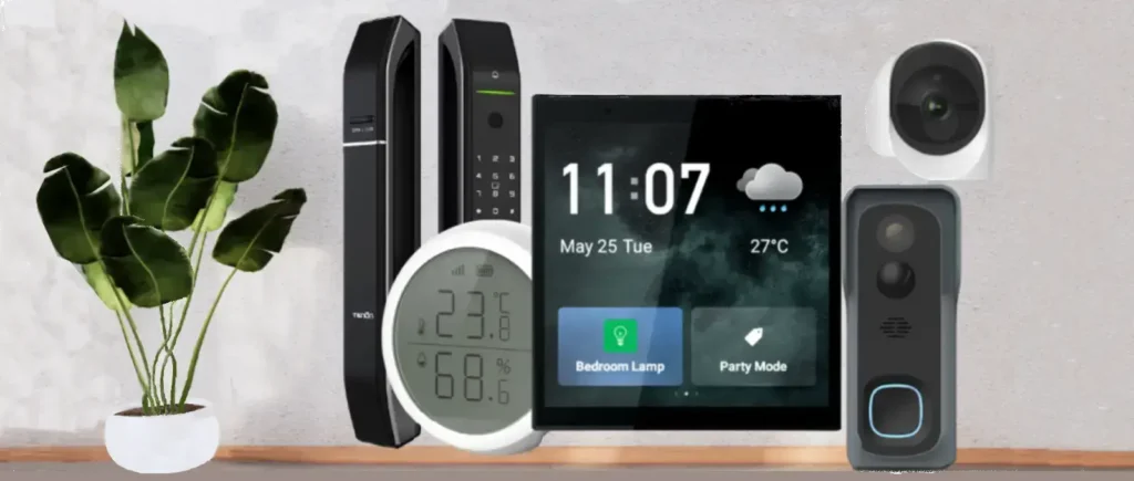 Smart  powered security system in modern home: