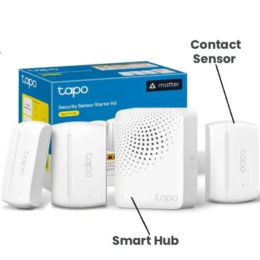 5 Best Matter-Compatible Devices to Smarten Your Home - 2026 9 tapo-T31-KIT-matter-smart-hub-and-contact-sensors