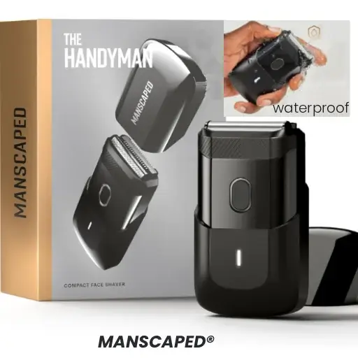 3 Best Portable USB Shavers: Smooth Shave, No Irritation 4 MANSCAPED The Handyman compact portable face shaver with waterproof design and USB-C charging