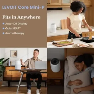 3 Best LEVOIT Air Purifiers for Home: A Powerful Contrast of 3-In-1 Filters 3 At category LEVOIT Air Purifiers for Home the portable LEVOIT Core Mini-P have smallest size and Aroma Pad