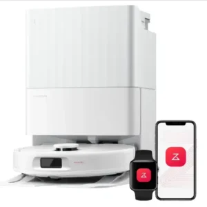 Roborock vs. iRobot Roomba: 2026's Ultimate Battle for Flawless Vacuuming and Mopping 3 Roborock vs. iRobot Roomba comparison featuring the white Roborock Qrevo S Pro robot vacuum and mop with its smart dock station and mobile app.